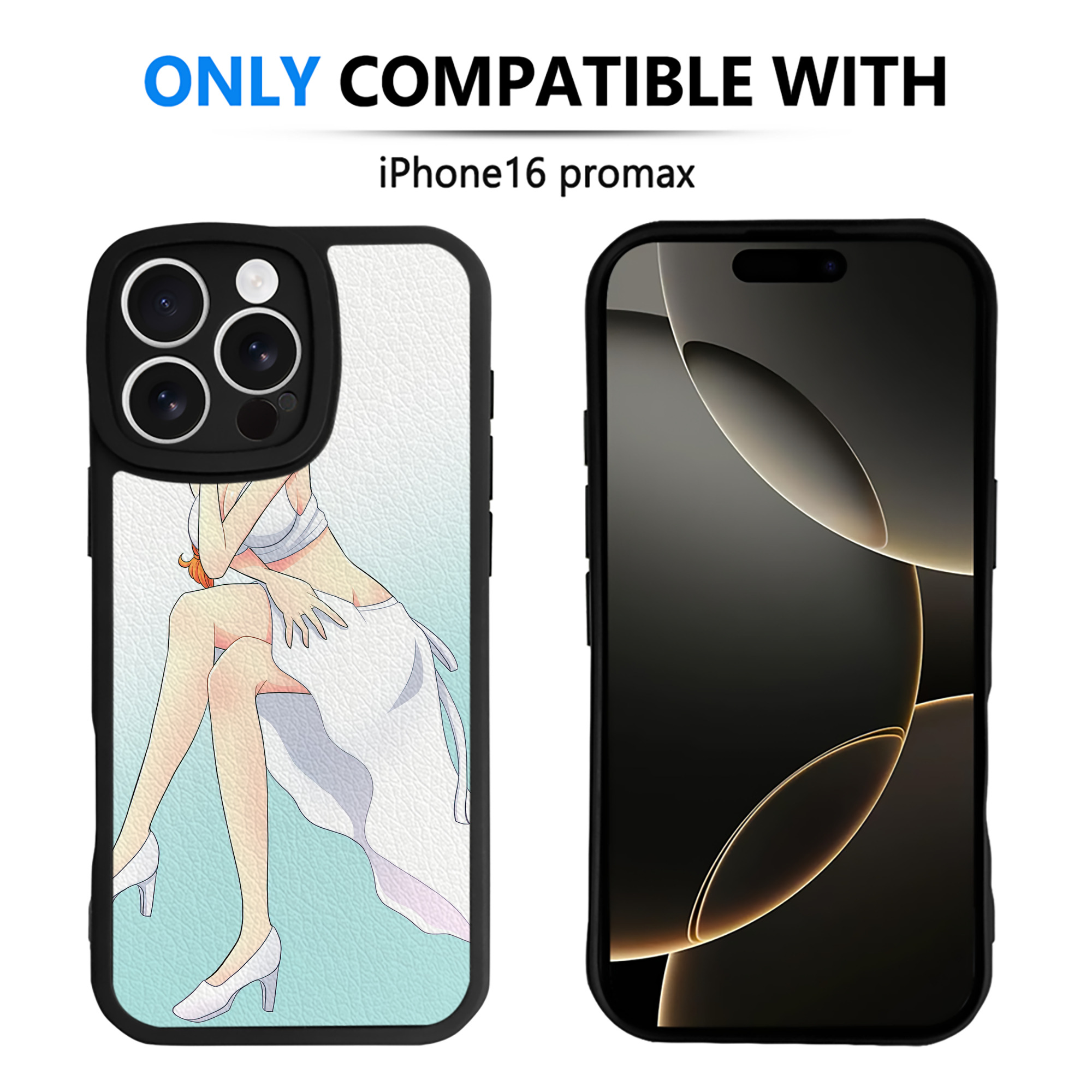 （画像用） ワンピース ONE PIECE 【iPhone 16シリーズ対応】シリコンスマホケース（レザー調） 材質：シリコン